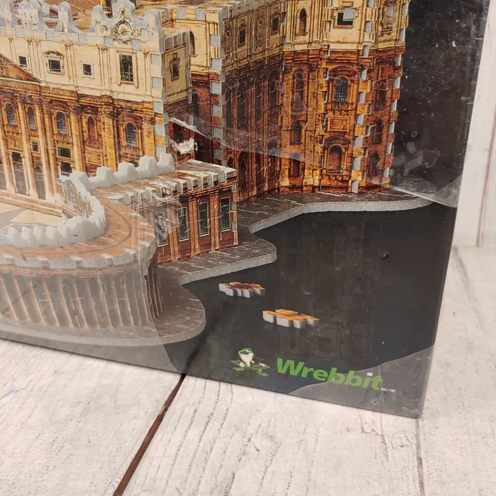 NEW & SEALED Puzz 3D St. Peter’s Basilica Vatican Rome 966 Pieces Wrebbit Puzzle